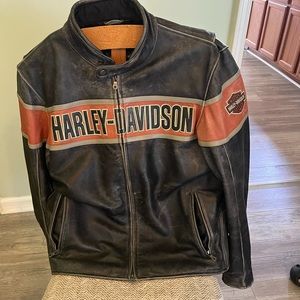 Harley Davidson men’s X-Large leather coat